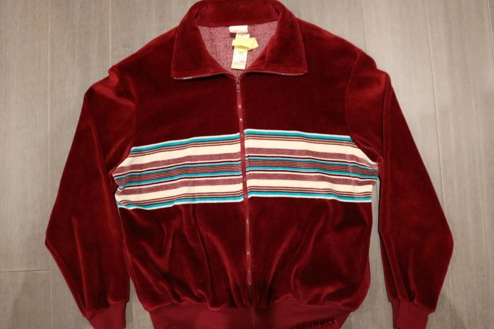 G1N con etiquetas SUDADERAS VINTAGE AÑOS 70 BI EBE HOMBRE TERCIOPELO CHÁNDAL CHAQUETA PANTALONES DEPORTIVOS Foto 2 de 4