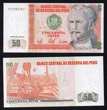 Peru 50 Intis 1987 P.-131 FDS/UNC