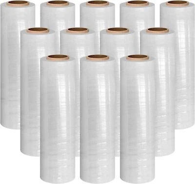 YUNJU Heavy Duty Strong Pallet Stretch Shrink Wrap Packaging Cling Film 400mm x 250m