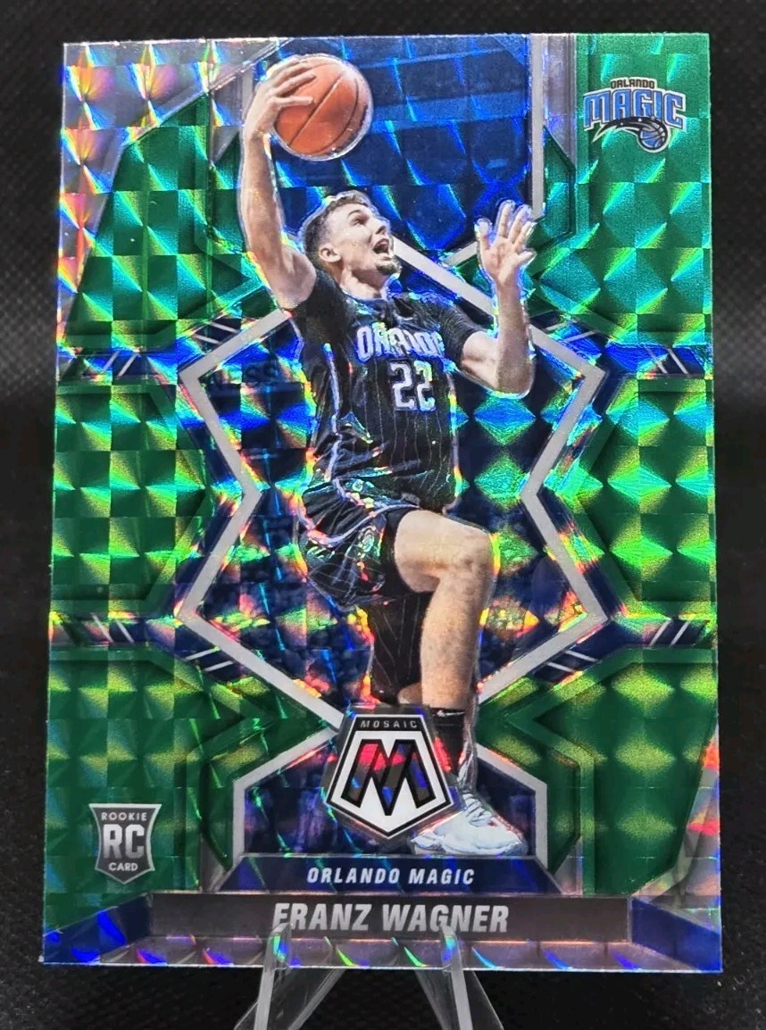 Franz Wagner (RC) ORL Magic | 2021-22 Panini Mosaic Green Mosaic #220