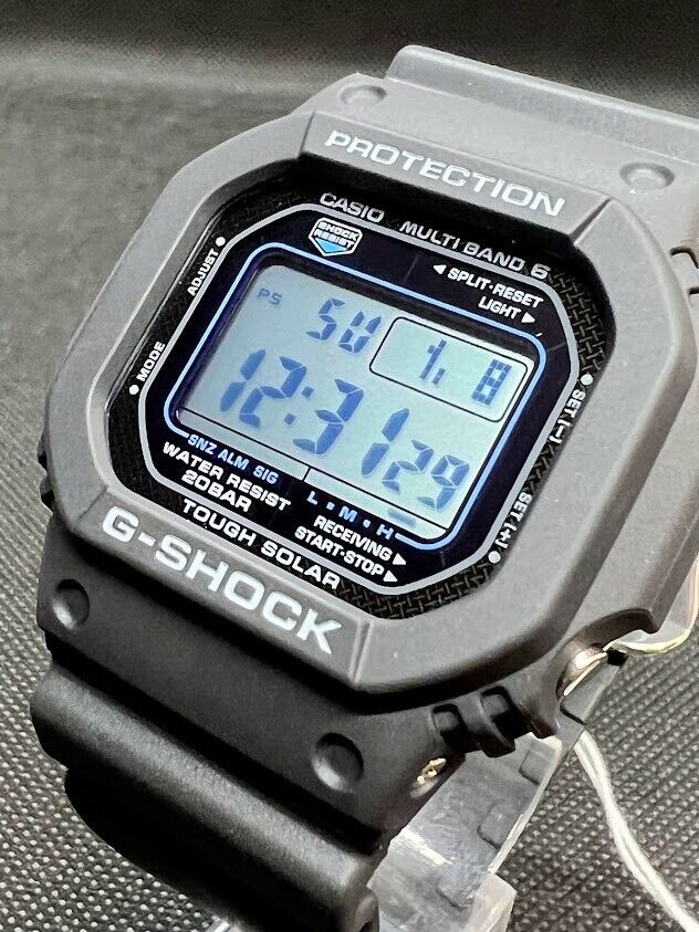 Casio Radio Watch Led Solar Black eBay | Light Men\'s Japan Watch GW-M5610U-1CJF G-shock