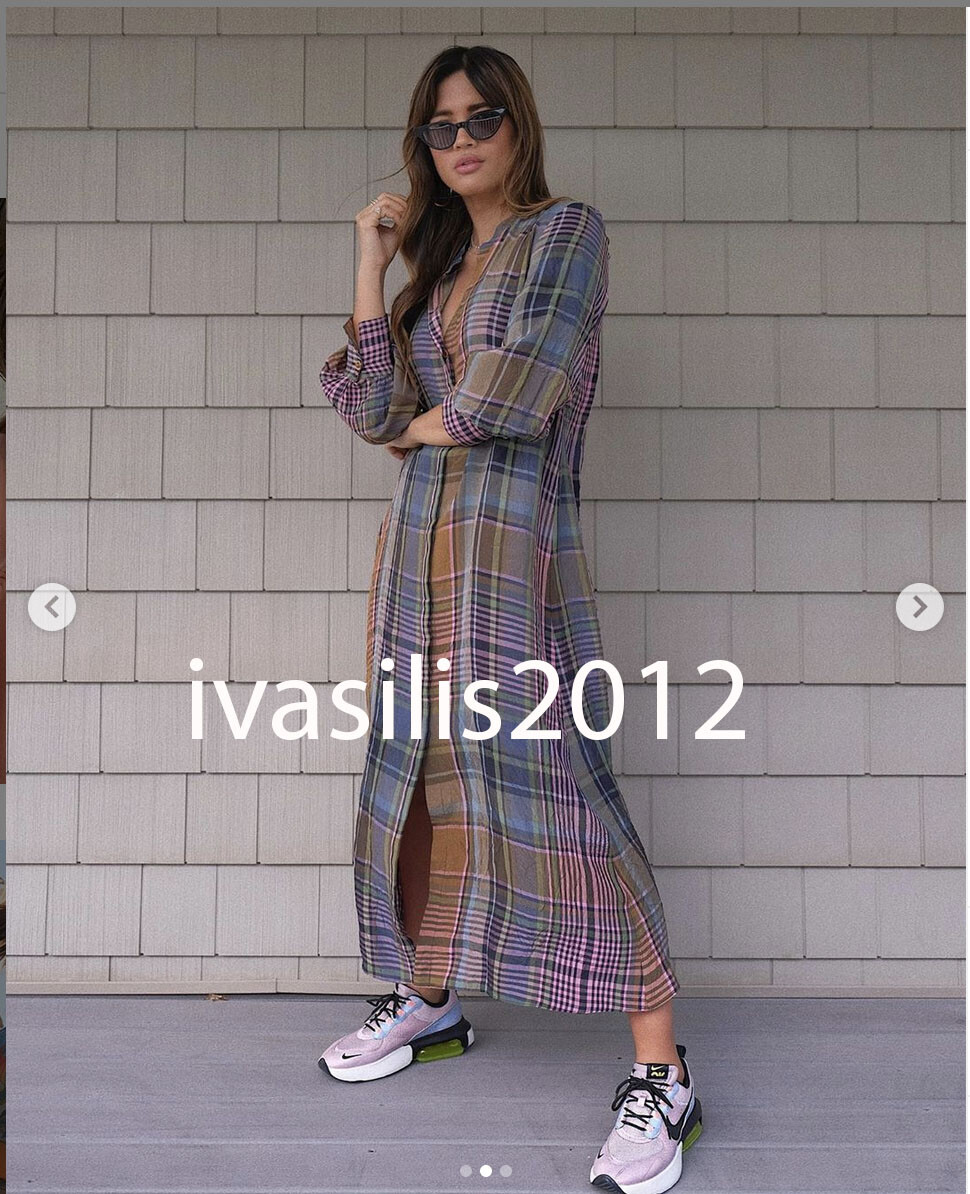 zara check midi dress GINGHAM CHECK SHIRT DRESS ZW COLLECTION - Green