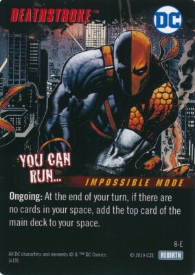 DEATHSTROKE DC Comics Deck Building Game REBIRTH IMPOSSIBLE MODE