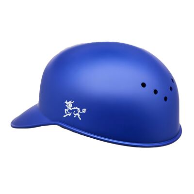Baseball Pitchers, Catchers, Coaches Helmet Matte Skull Cap Royal