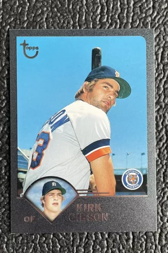 🔥KIRK GIBSON 2003 TOPPS RETIRED SIGNATURE EDITION BLACK #'D /99!🔥DODGERS MVP!