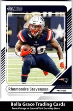 2024 Donruss Rhamondre Stevenson #174 New England Patriots NFL Football