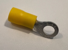 KS 10-12 Ga. Insulated Ring Terminals 10 Stud - Pack of 100