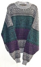 vintage Michael Gerald geometric pattern sweater