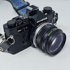 Olympus OM-2 35mm SLR Film Camera w/ Zuiko 50mm f/1.8 Lens  Hoya 49mm Filter,