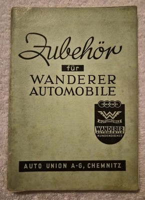 Wanderer Automobile - Zubehör - Auto Union - 30er - original