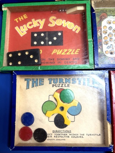 10 Hand Dexterity Games QUEEN MARY, AERO, ALICE, PONDSNAG, LUCKY 7 + Lot UK VTG - Picture 3 of 4