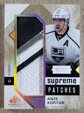 2016-17 SP Game Used Supreme Patches Anze Kopitar Game Used Patch /15 Kings