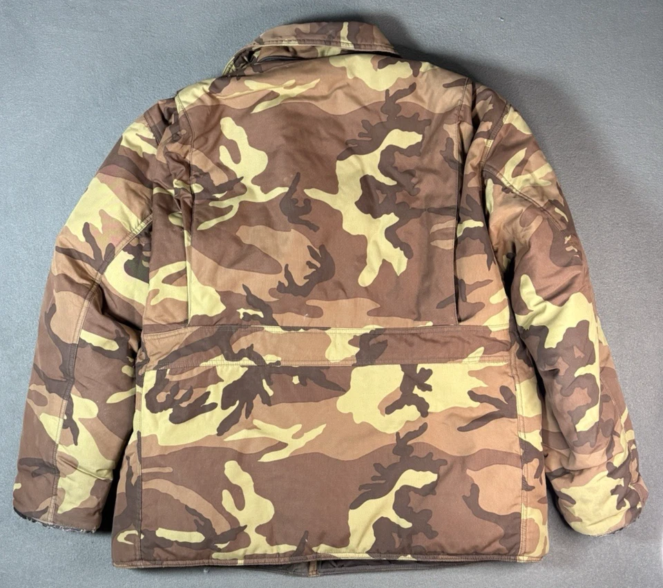 Vintage Browning Goose Down Puffer Camo Jacket Camouflage Coat Size Large 90s - Image 2 of 4