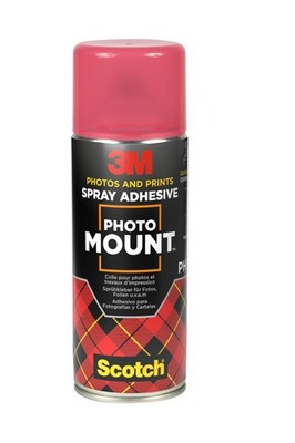 3M  Scotch  PhotoMount  Sprühklebstoff - Klebespray - 400 ml
