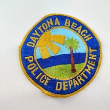 Daytona Beach Police Department Florida Patch Collectible Historical Memorabilia