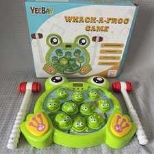 YEEBAY Whack-A-Frog Electronic Game W/2 Hammers Interactive Kids Learning Toy