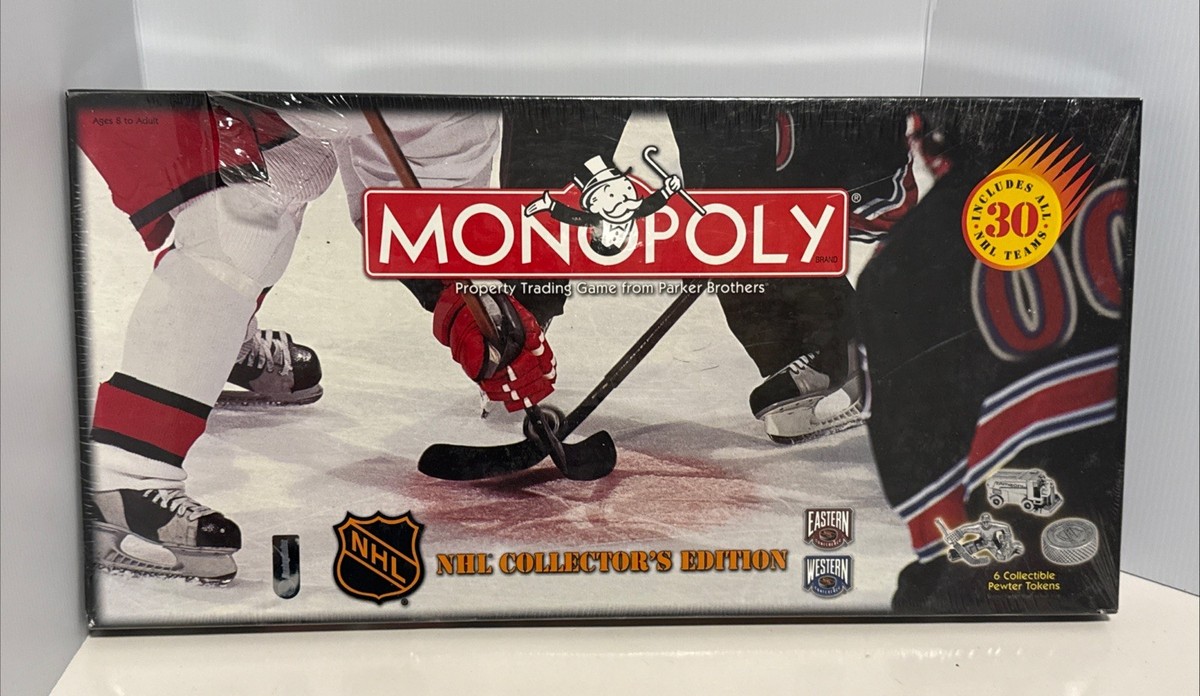 Monopoly NHL Collector's Edition Hockey 1999 Board Game Hasbro