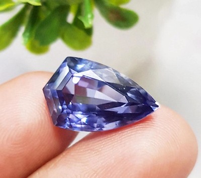 Natural Flawless Blue Sapphire 9.40 Ct Fancy Cut Loose EGL Certified Gemstone