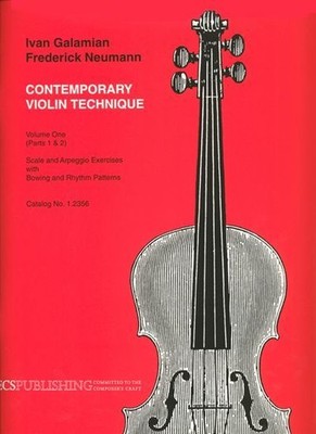 The Galamian Contemporary Violin Technique, Vol. 1 Ivan Galamian Book [Softcover