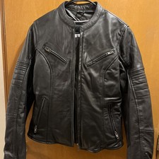 UNIK Premium Leather Men  s Black Motorcycle Lined Jacket Size Medium