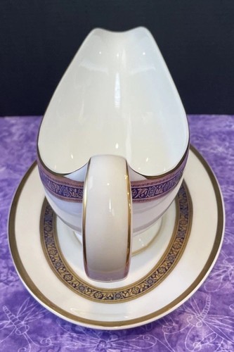 Royal Doulton Harlow Gravy Boat Underplate Fine Bone China 1973 Vintage - Picture 4 of 7