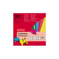 Herlitz FaltbläTter, 200 X 200 Mm, Farbig Sortiert 1 Bis 40 Stk Spare 67%