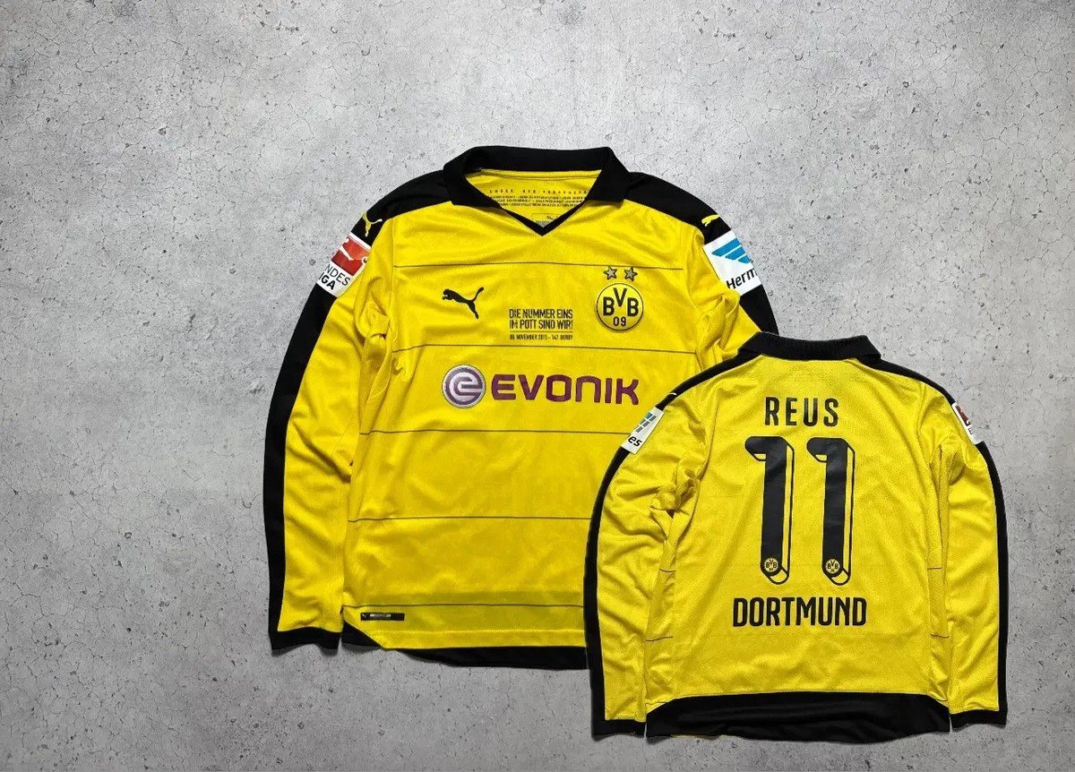 Puma FC Borussia Dortmund Marco Reus #11 Jersey Long Sleeve