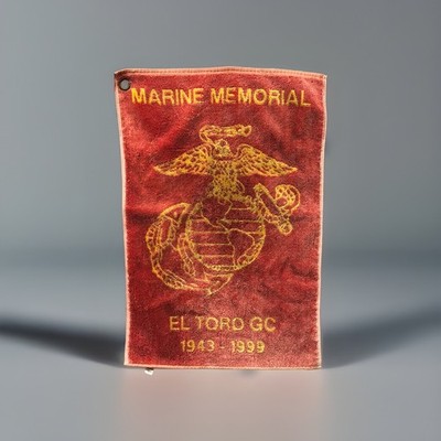 United States Marine Corps Logo El Toro Golf Club Golf Towel Collectible Ball