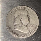 1951 Franklin Half Dollar Silver 50C Business Strike US Coin