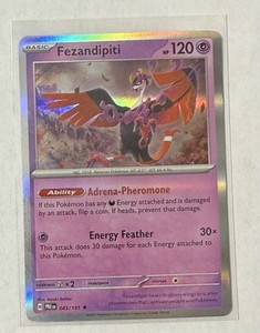 Pokémon TCG - Fezandipiti 45/131 Holo Rare Prismatic Evolutions Pack Fresh - NM+