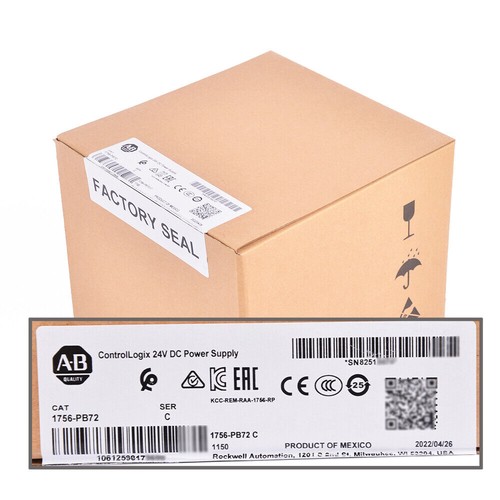 New Factory Sealed Allen-Bradley 1756-PB72 /C ControlLogix 24V DC Power Supply - Picture 4 of 5