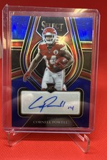 2021 Panini Select - Rookie Signatures Cornell Powell #RS-CPO Blue Prizm /75...