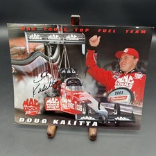 2002 Doug Kalitta signed Mac Tools Top Fuel NHRA Hero Card