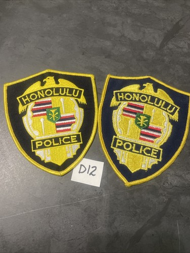 Honolulu HI Police Patch  One New One Used- D12