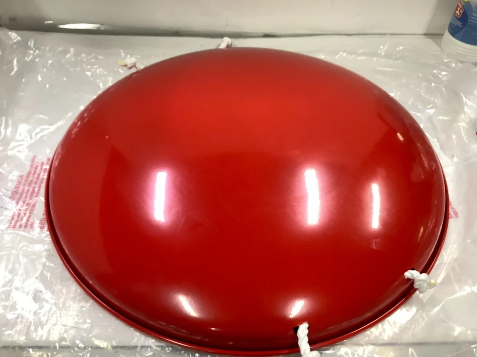 Flexible Flyer Steel Saucer 26" Metal Winter Snow Sled for Kids and Adults, Red - Image 3 of 3