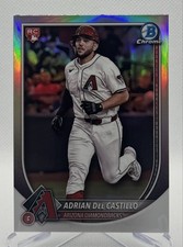 2025 Bowman - Rookie Red RC Variation Adrian Del Castillo #4 Sp Rookie Red Rc...