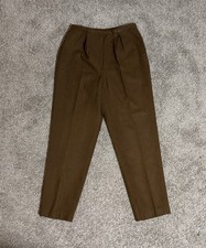 Vintage Liz Claiborne Villager Women s Wool Blend Pants Brown Size 10
