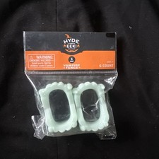 Hyde Eek 6-pack Glow-in-the-Dark Vampire Fangs/Teeth Halloween/Costume - NEW