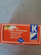 Agfacolor Dia-Rahmen K 24x24 mm 20 St. OVP mit Glas, NEU!