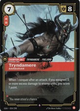 Tryndamere Barbarian 034/298 Rare Origins Riftbound Foil Lightly Played — live eBay listing
