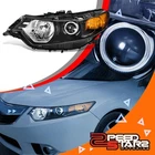 Left Side Blk Projector HID Headlight Head Lamp Replacement for 09-14 Acura Tsx
