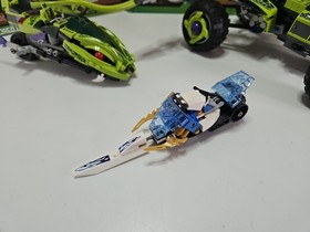 Lego Ninjago 9445 Fangpyre Truck Ambush & 9447 Lashas Bite Cycle Parts & Box Lot