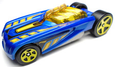 2020 HOT WHEELS HW PHARODOX BLUE DIECAST 2 3/4" RACE CAR W/ YELLOW BLACK & GRAY