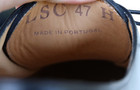 New LSC Left Shoe Company Black Leather Plain Toe Derby Dress Shoe 47 US 14 — photo 10