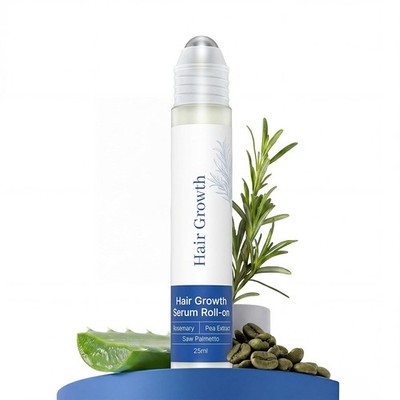 Hair Growth Serum Roll On Rosemary Thicker Fuller Hair