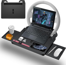 Steering Wheel Tray, Car Food Tray, Car Desk for Laptop, Multipurpose Car Table