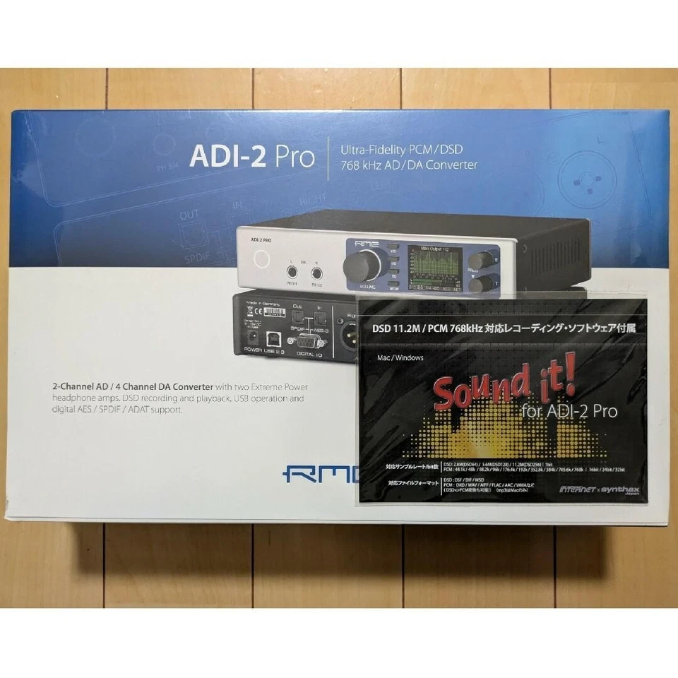 RME ADI-2 Pro USB DAC / AD/DA Converter / Headphone Amp - DSD256 / 768kHz Japan - Image 4 of 4