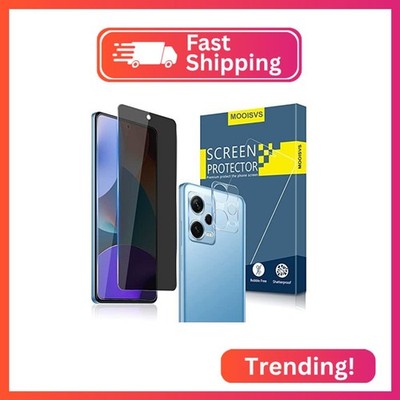 MOOISVS [2+2] For Xiaomi Redmi Note 12 Pro/Note 12 Pro Plus Privacy Tempered Gla