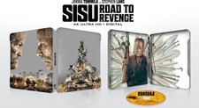 Sisu: Road to Revenge Steelbook New 4K UHD Blu-ray Ltd Ed, Steelbook, 4K M