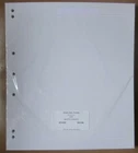 SEVEN SEAS STAMP ALBUM PAGES Pack of 50 7 Holes L 280mm x 245mm SSSLW2